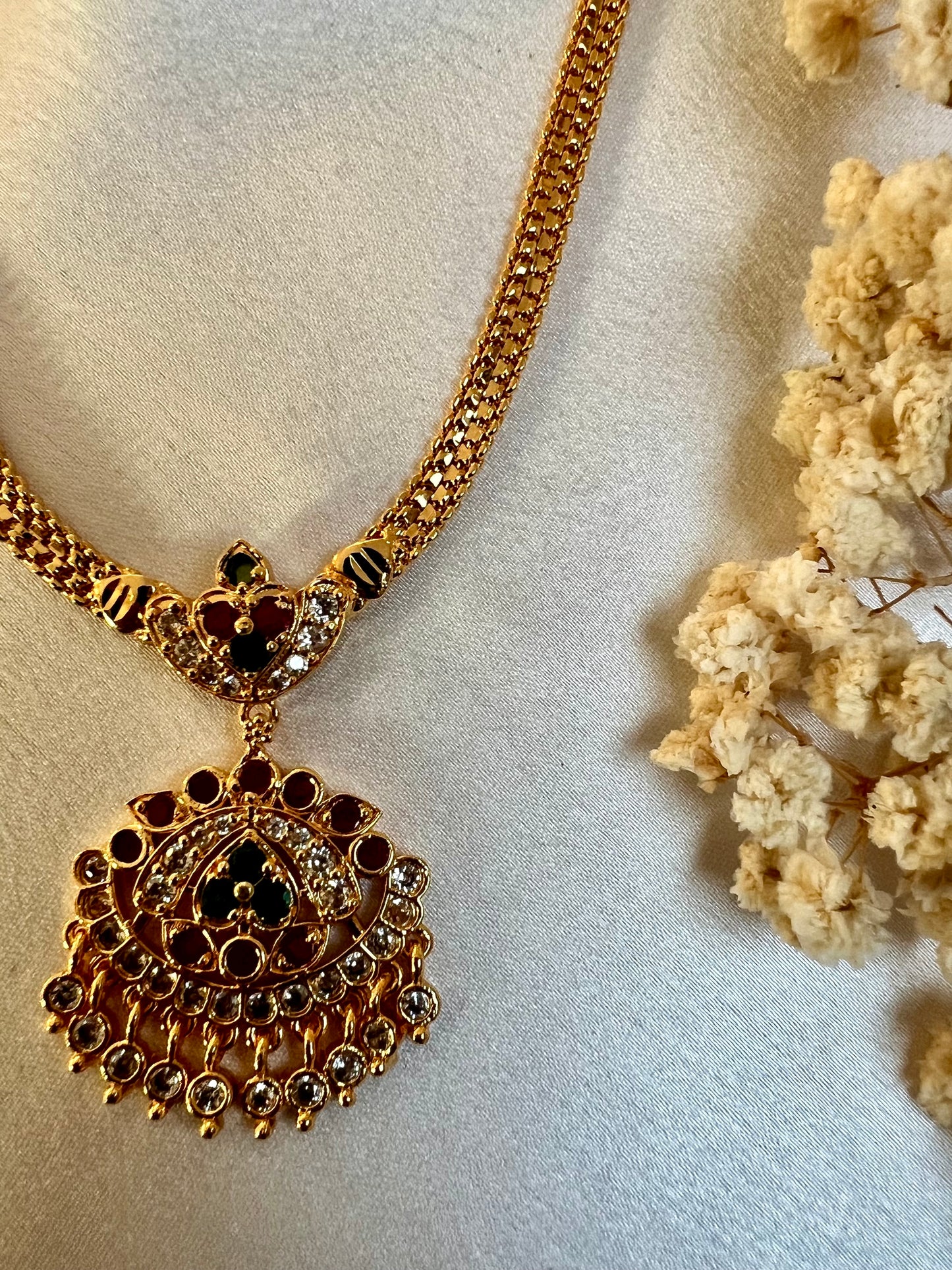 ASHA - Short impon attigai in rubygreen N3161