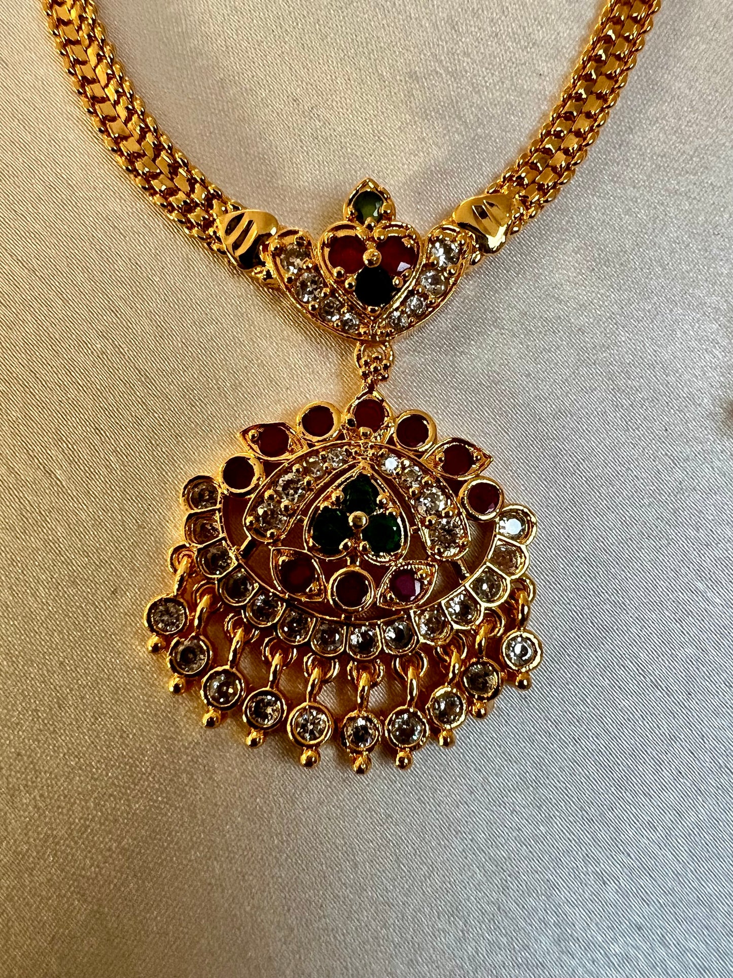 ASHA - Short impon attigai in rubygreen N3161