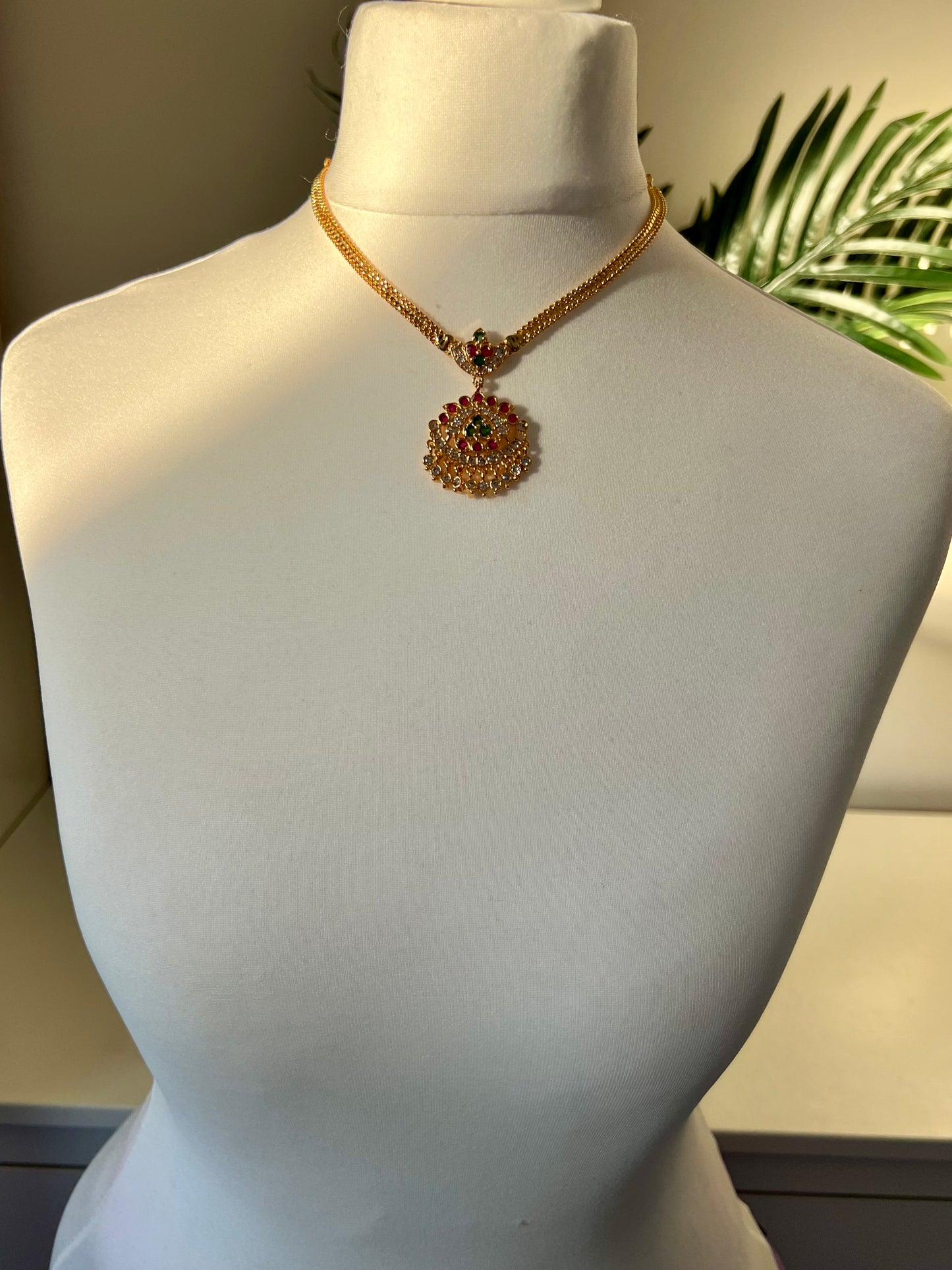 ASHA - Short impon attigai in rubygreen N3161