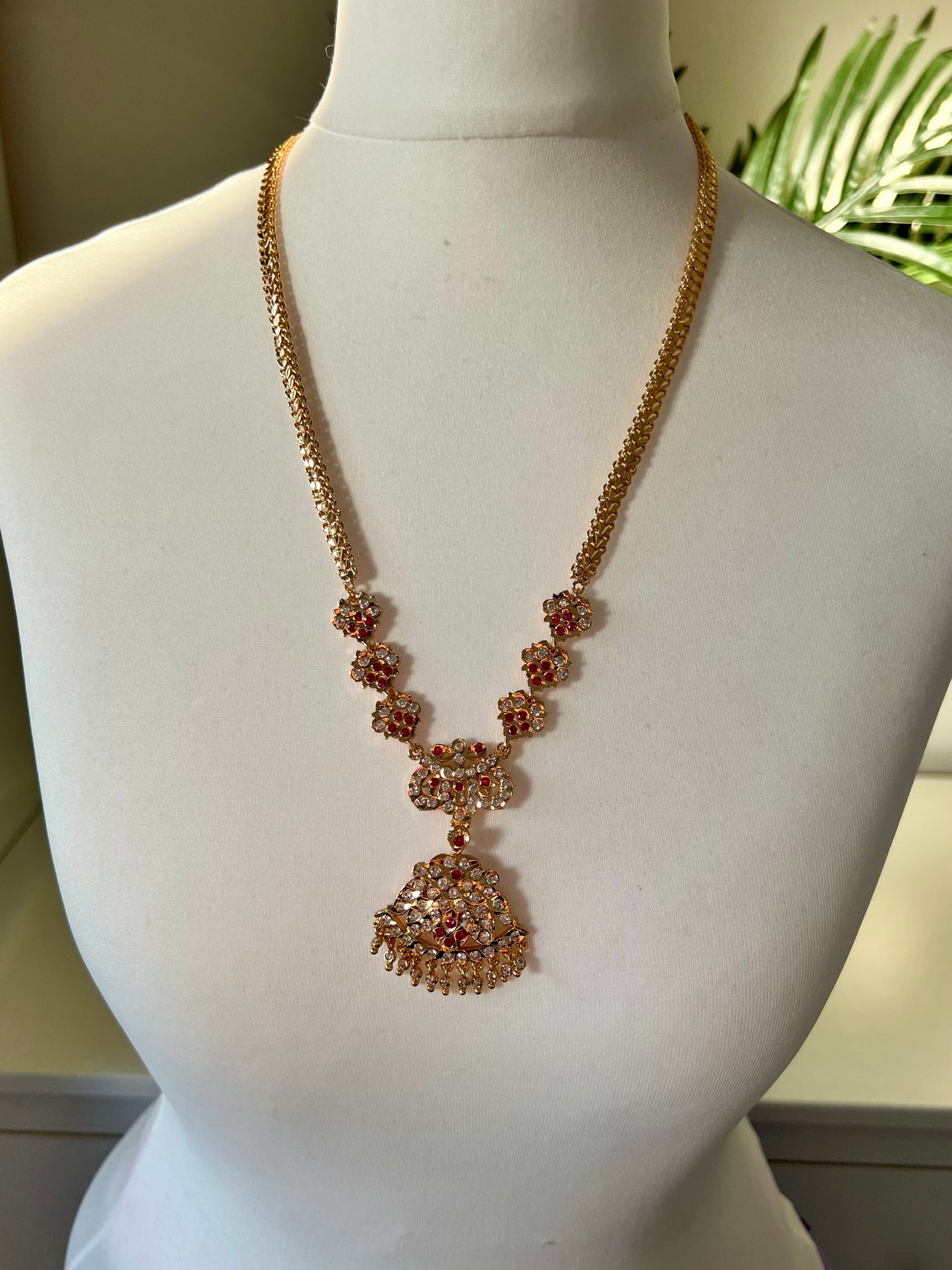 SHANTI - Mid haram ruby impon necklace N3155
