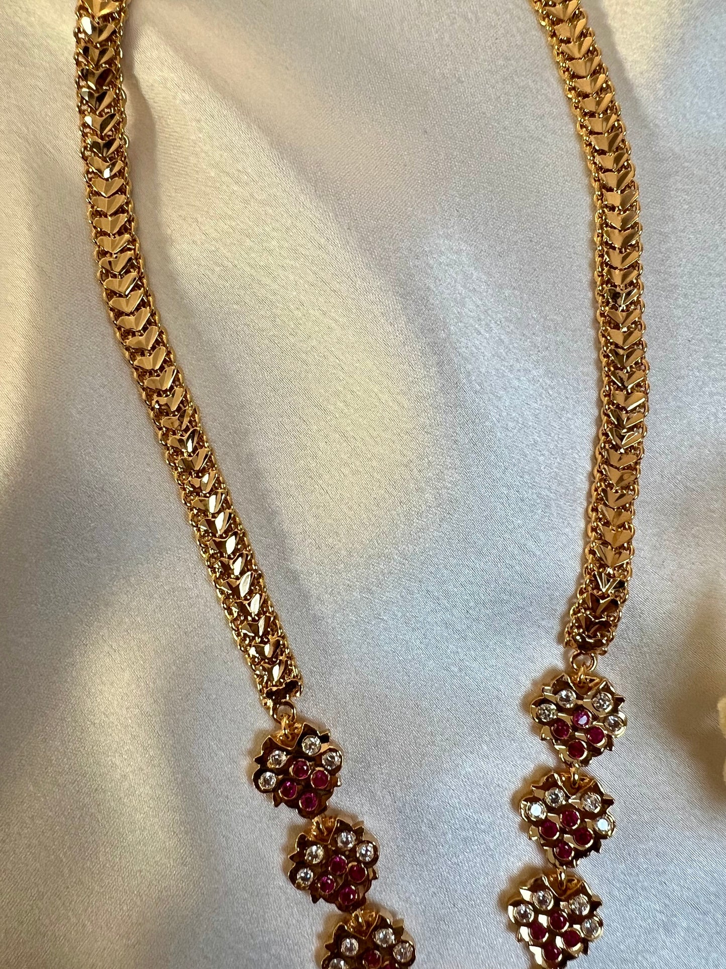 SHANTI - Mid haram ruby impon necklace N3155