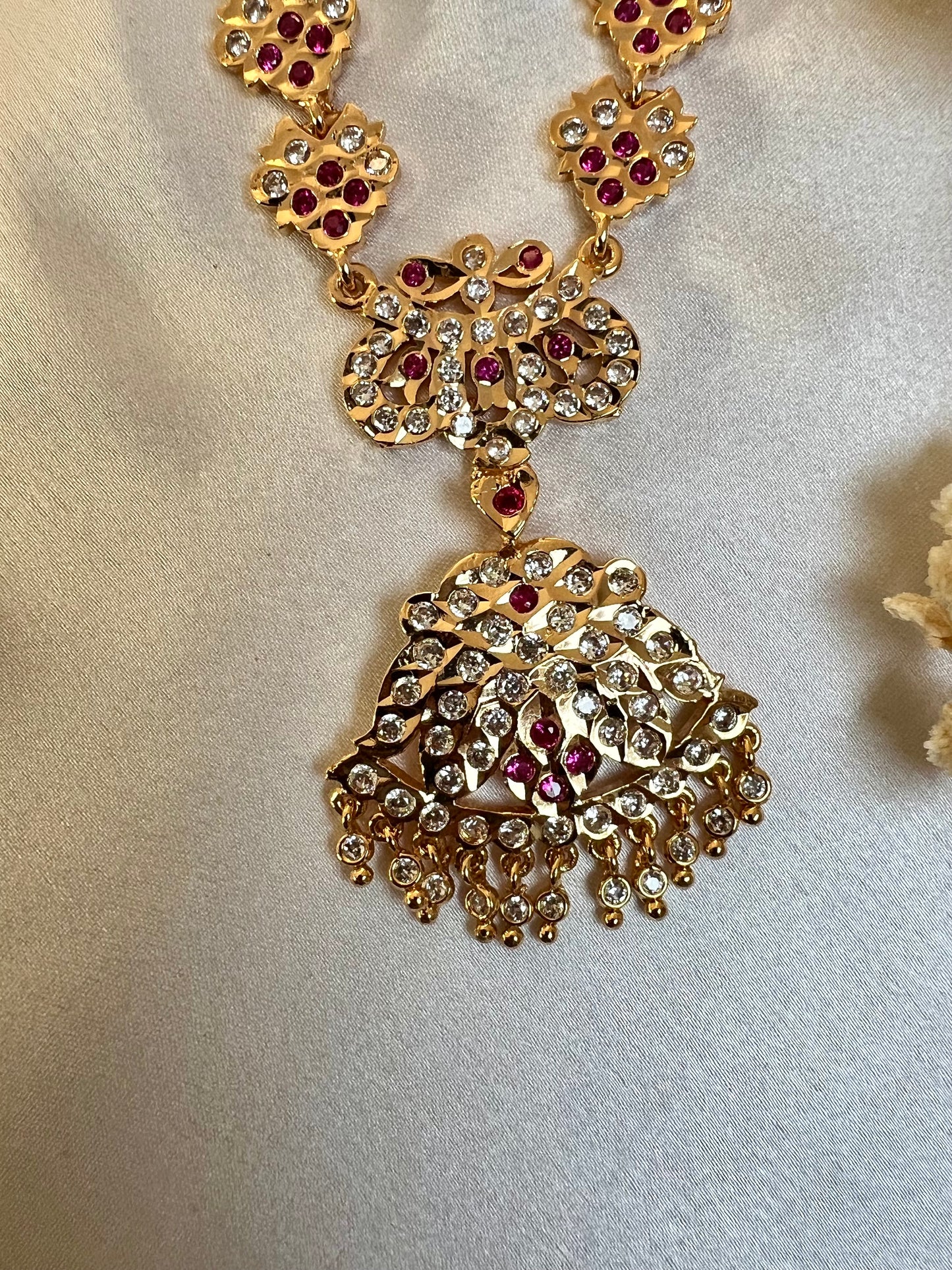 SHANTI - Mid haram ruby impon necklace N3155