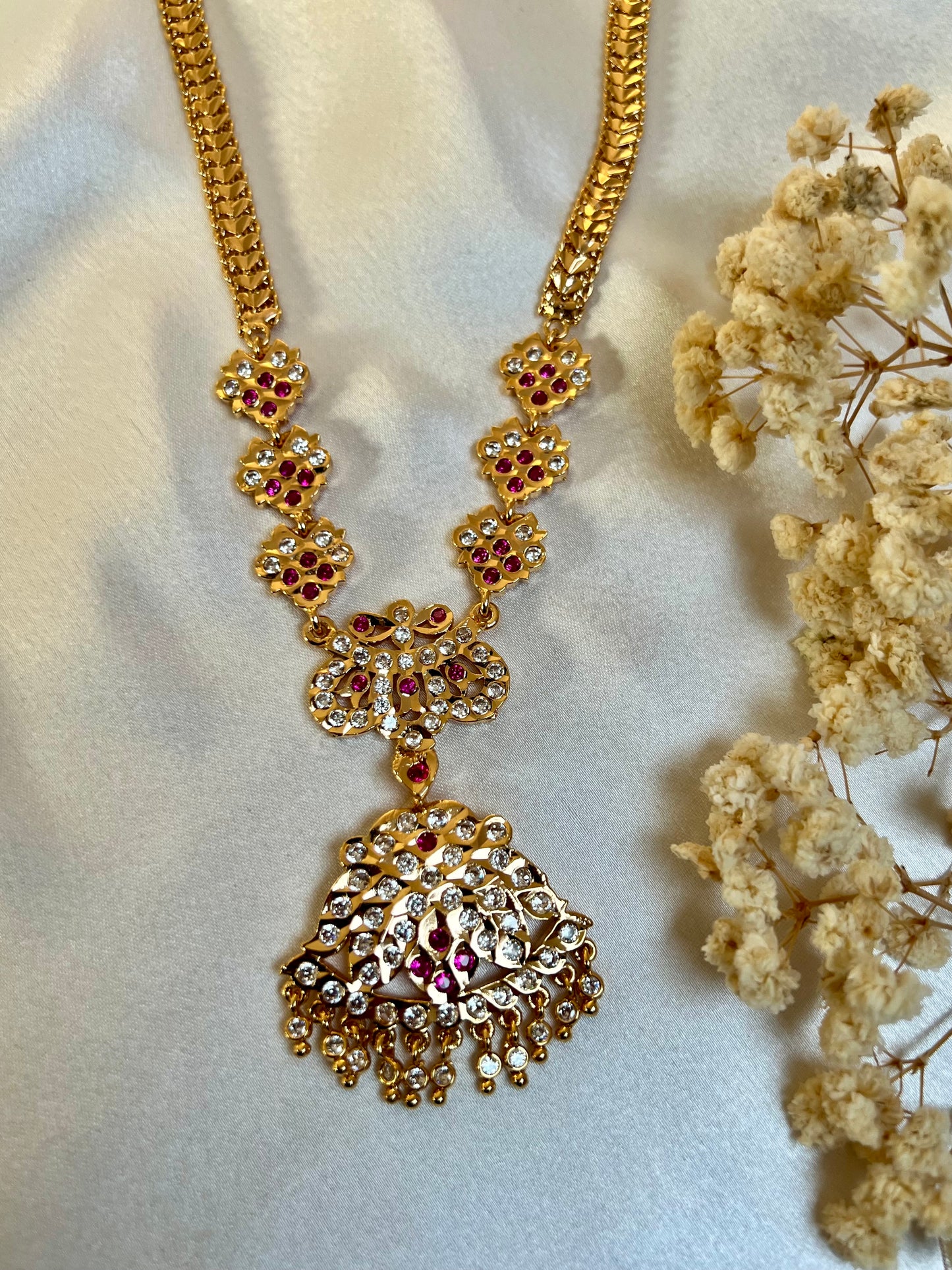 SHANTI - Mid haram ruby impon necklace N3155