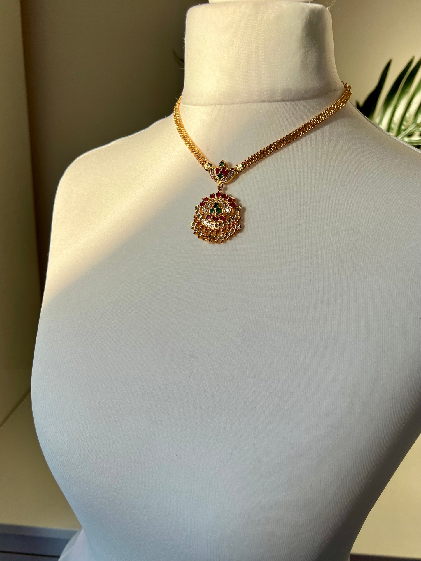 ASHA - Short impon attigai in rubygreen N3161