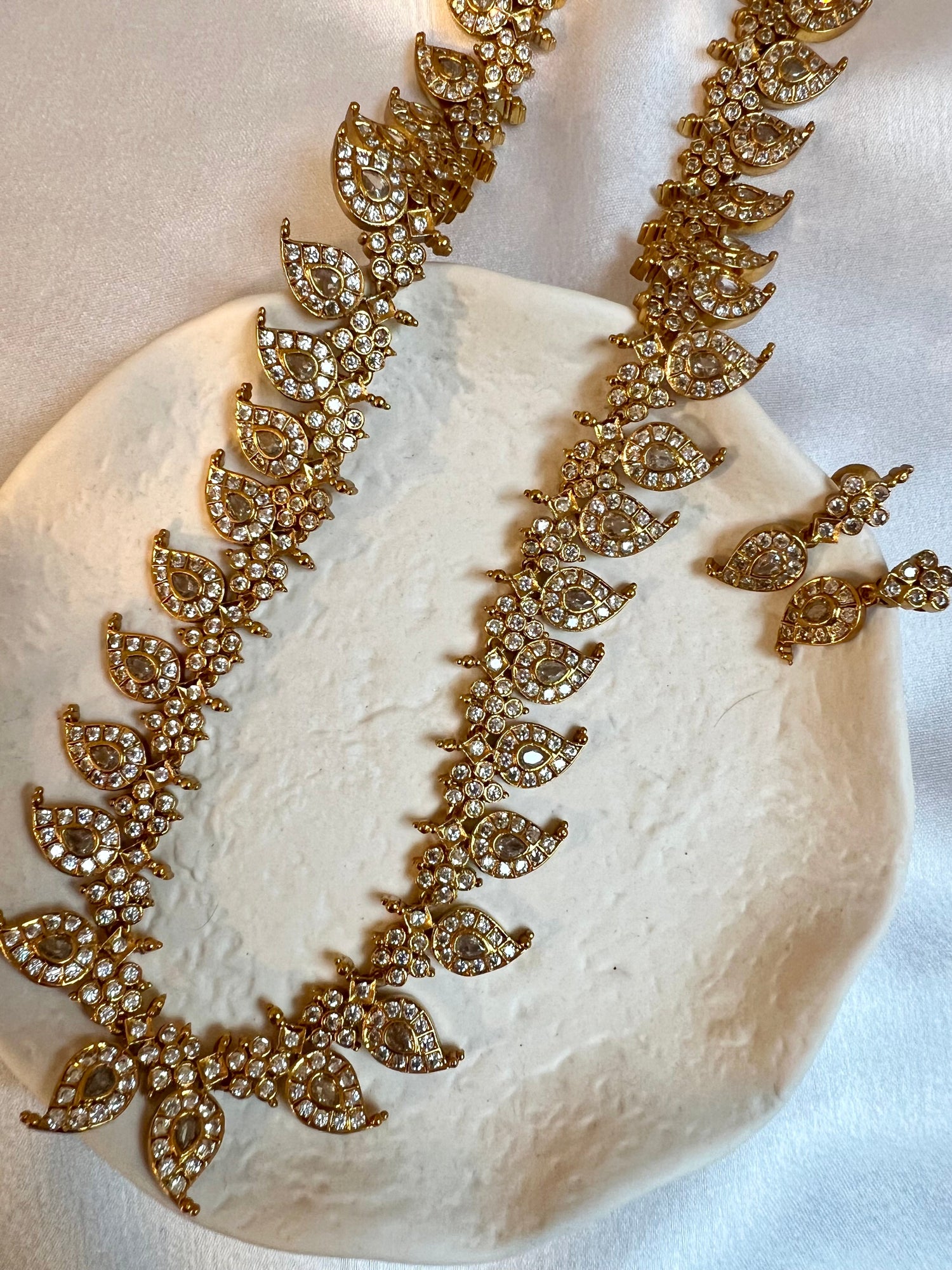 Mango motif necklaces