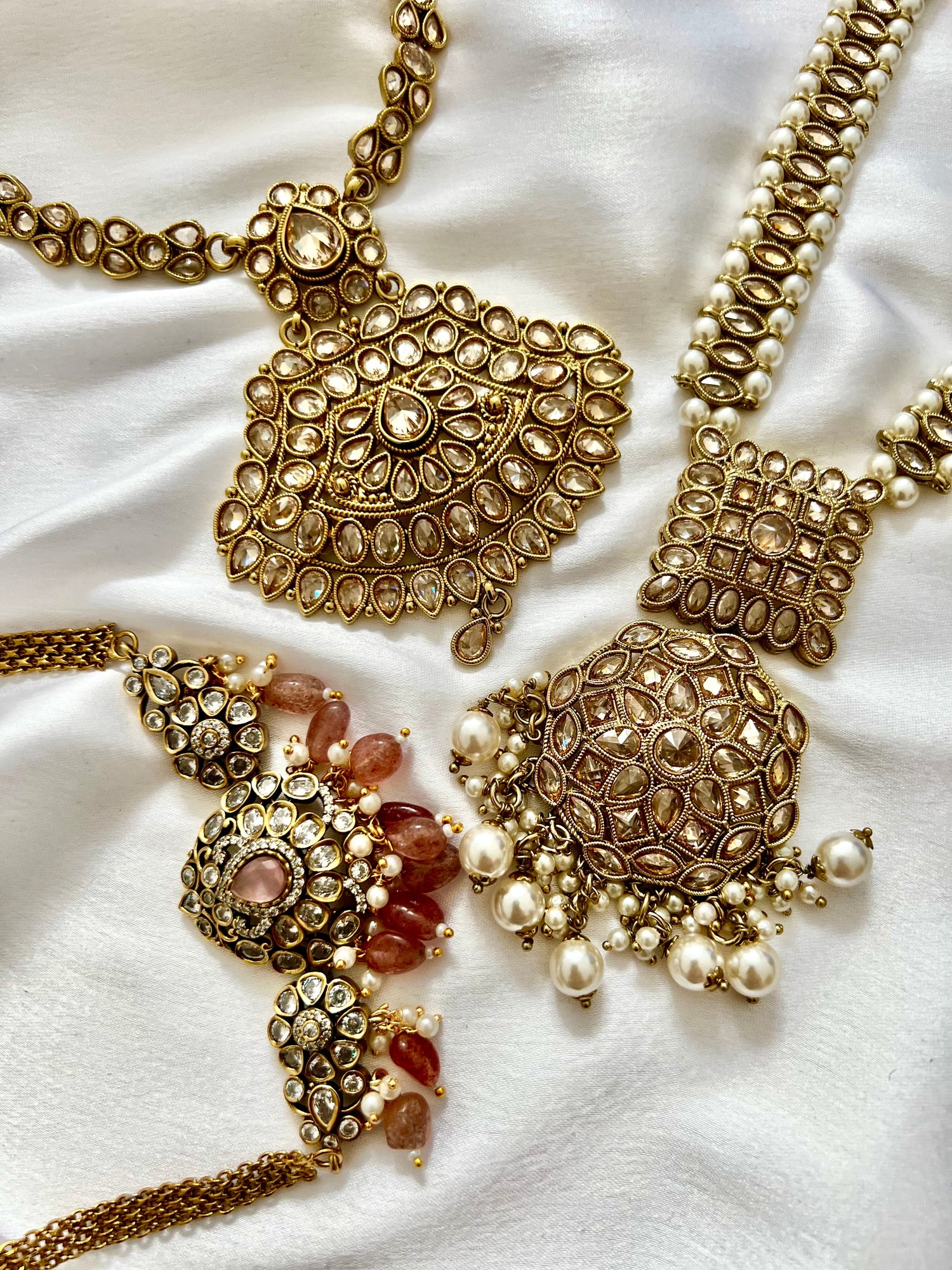 Mehndi plated necklaces