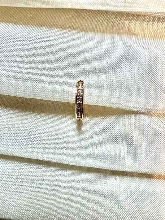 Classic Cz stoned press in nosering NR3051
