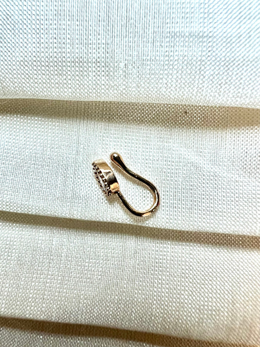 Simple gold press in nosering NR3054