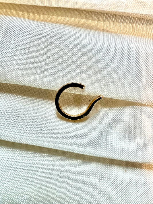 Classic Cz stoned press in nosering NR3051