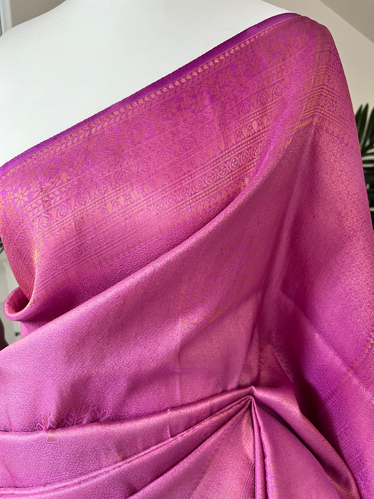 Lavendar kubera soft silk saree S3007